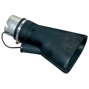 EKSOSMUNNSTYKKE 4" F.DOBBLE RØR