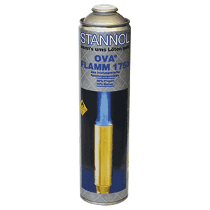 GASSFLASKE 400 G. GJENGEFESTE Ø-10MM