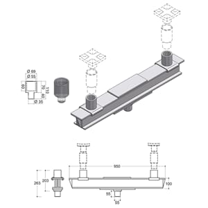 LØFTETRAVERS 15 TONN