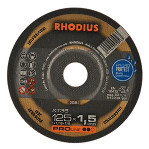 KAPPESKIVE 125 X 0,8MM.