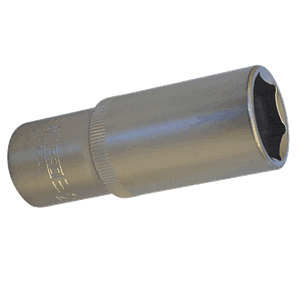 17,0MM. LANG PIPE 1/2" 6-KANT