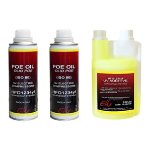 EL/HYBRIDPAKKE FOR 1234yf INNEHOLDER: