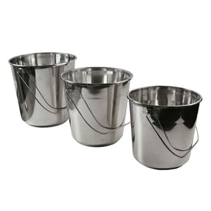 BØTTESETT RUSTFRITT STÅL 8-12-16 LITER