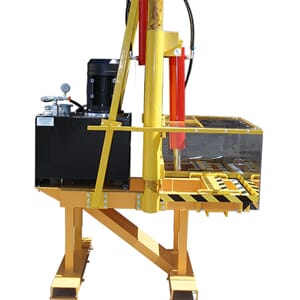 SIKKERHETSBUR FOR HJULDEMONTERINGSMASKIN