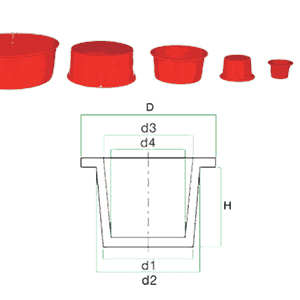 TRANSPORTPLUGG NR.2 100 STK.