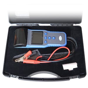 BATTERI/BELASTNINGSTESTER MED SKRIVER. ELEKTRONISK