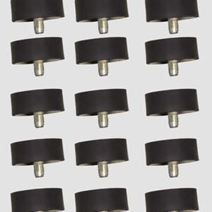 GUMMIKLOSS SETT FOR BATTERIBORD