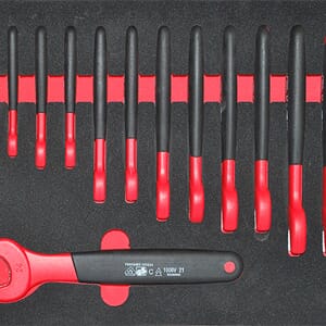 VDE 1000V  FASTNØKKELSETT 8-24MM