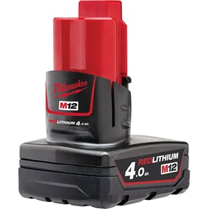 M12 B4 BATTERI 12 V 4,0 Ah.