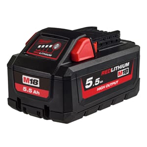 M18 HB5.5 HIGH OUTPUT BATTERI. 18 V 5,5 Ah