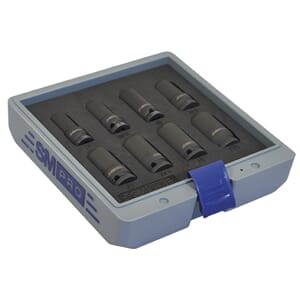 LÅSEMUTTER PIPESETT 1/2" KRAFT 8STK