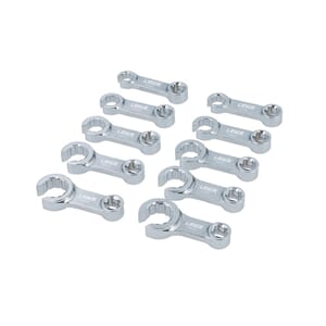 ÅPNE RINGNØKLER SETT 3/8" 10-19MM