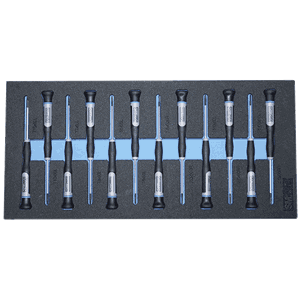 ELEKTRONIKKTREKKERSETT 12 DELER M/FOAM
