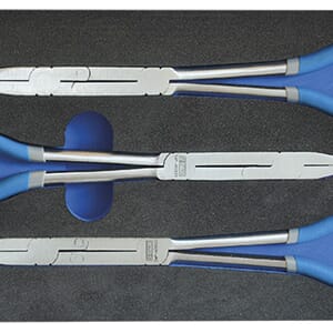 TANGSETT M/UTVEKSLING 3 STK. 1/3 FOAM