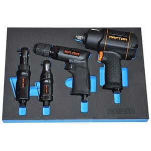 LUFTVERKTØYSETT INNEHOLDER: