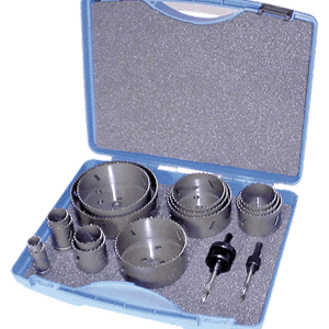 HULLSAGSETT 19-127MM. 17 DELER