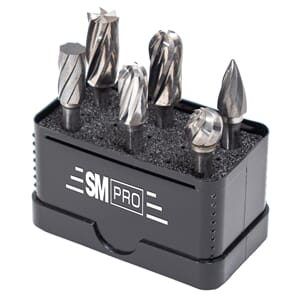 ROTERENDE FILSETT 6 STK. ALU/PLAST