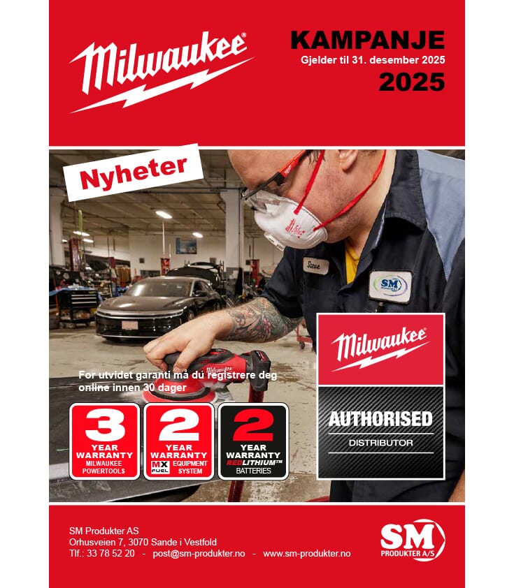 Milwaukee oppladbart