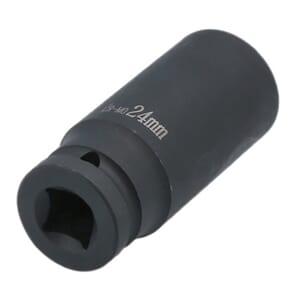 24,0MM. LANG KRAFTPIPE 1/2" 12-KANT NAVMUTTER VAG