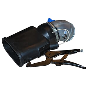 EKSOSMUNNSTYKKE 3" OVALT M/TANG OG SPJELD