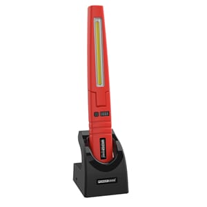 OPPLADBAR ARBEIDSLAMPE RØD