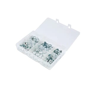 SORTIMENT DOBLE ØREKLEMMER - 100 DELER