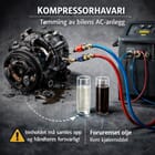 Kompressorhavari - tømming av bilens AC-anlegg