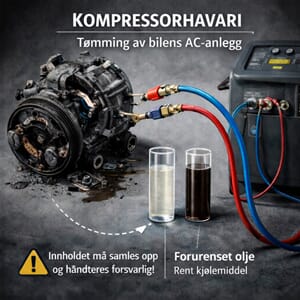 <h3>Beskytt AC‑service stasjonen ved kompressorhavari (elbil og hybrid)</h3>