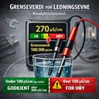 Konduktivitetstest - Grenseverdier for ledningsevne